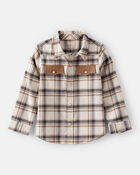 Toddler Boy Western Plaid Cotton Long-Sleeve Button-Down, image 1 of 4 slides