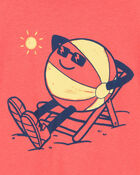 Toddler Boy Beachball Graphic Tee - Orange, image 2 of 3 slides