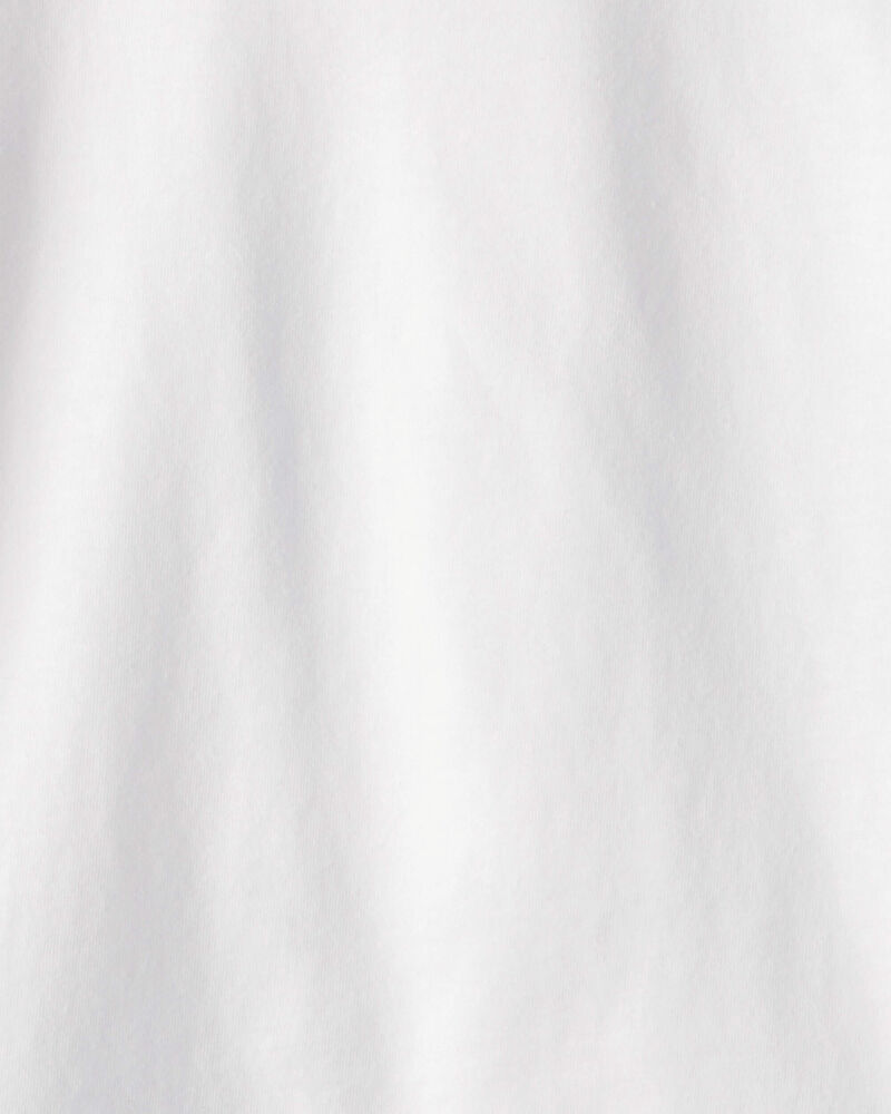 Boys 3-Pack Long-Sleeve Undershirts - White, image 2 of 3 slides