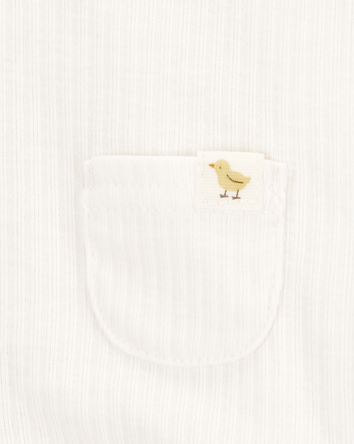 Baby 3-Piece Chick Little Cardigan Set - Ivory, 