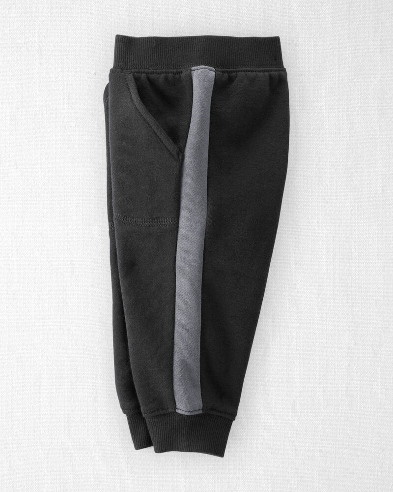 Baby 2-Piece Fleece Set Made with Organic Cotton in Spooky Night Print, image 3 of 6 slides