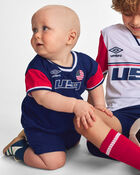 Baby Umbro USA Soccer Romper - Navy Blue, image 2 of 6 slides