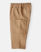 Baby Boy 2-Piece Long-Sleeve Tee & Pant Set - Ivory/Brown, image 2 of 6 slides