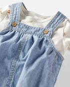 Baby Organic Cotton Chambray Bubble Set, image 5 of 6 slides