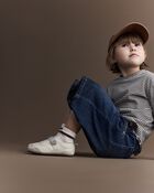 Toddler Girl Wide-Leg Pants in Denim - Blue, image 5 of 7 slides