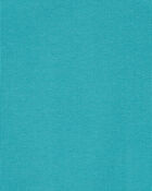 Toddler Ribbed Double Dutch Tank - Turquoise, image 2 of 3 slides