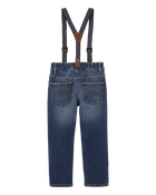 Toddler Boy Stretch Denim Suspenders, image 2 of 4 slides