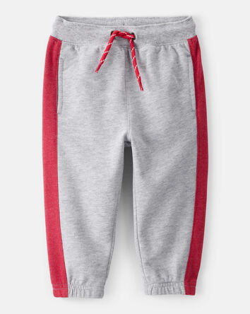 Baby Boy Color-Block French Terry Jogger - Grey, 