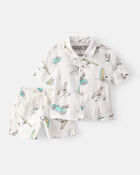 Baby Snoopy 2-Piece Gauze Outfit Set, image 1 of 3 slides