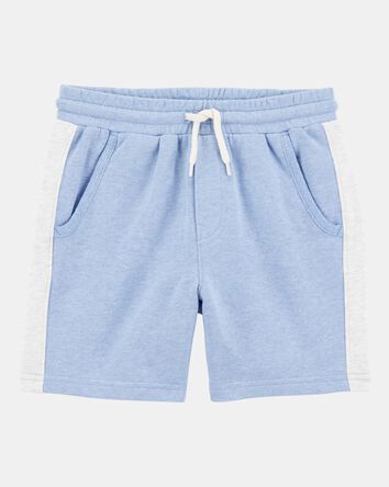 Kid Pull-On French Terry Shorts - Blue, 