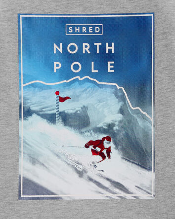 Boys The North Pole Long-Sleeve Graphic Tee, 