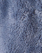 Baby Boy Sherpa Lined Long-Sleeve Hooded Zip-Up Jacket- Blue, image 3 of 4 slides