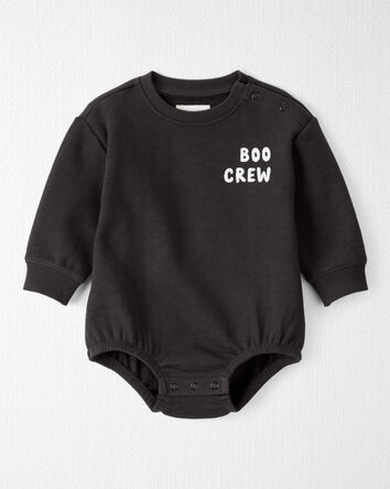 Baby Organic Cotton Boo Crew Bubble, 