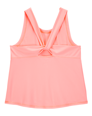 Kid Active Twist Tank - Coral, 