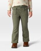 Toddler Girl Cotton Flare Pants - Green, image 3 of 7 slides