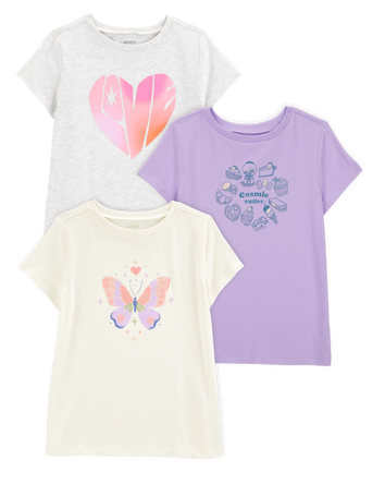 Kid 3-Pack Graphic Tees, 