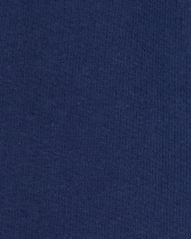 Baby 2-Piece Striped Tee & French Terry Shorts Set, image 4 of 6 slides