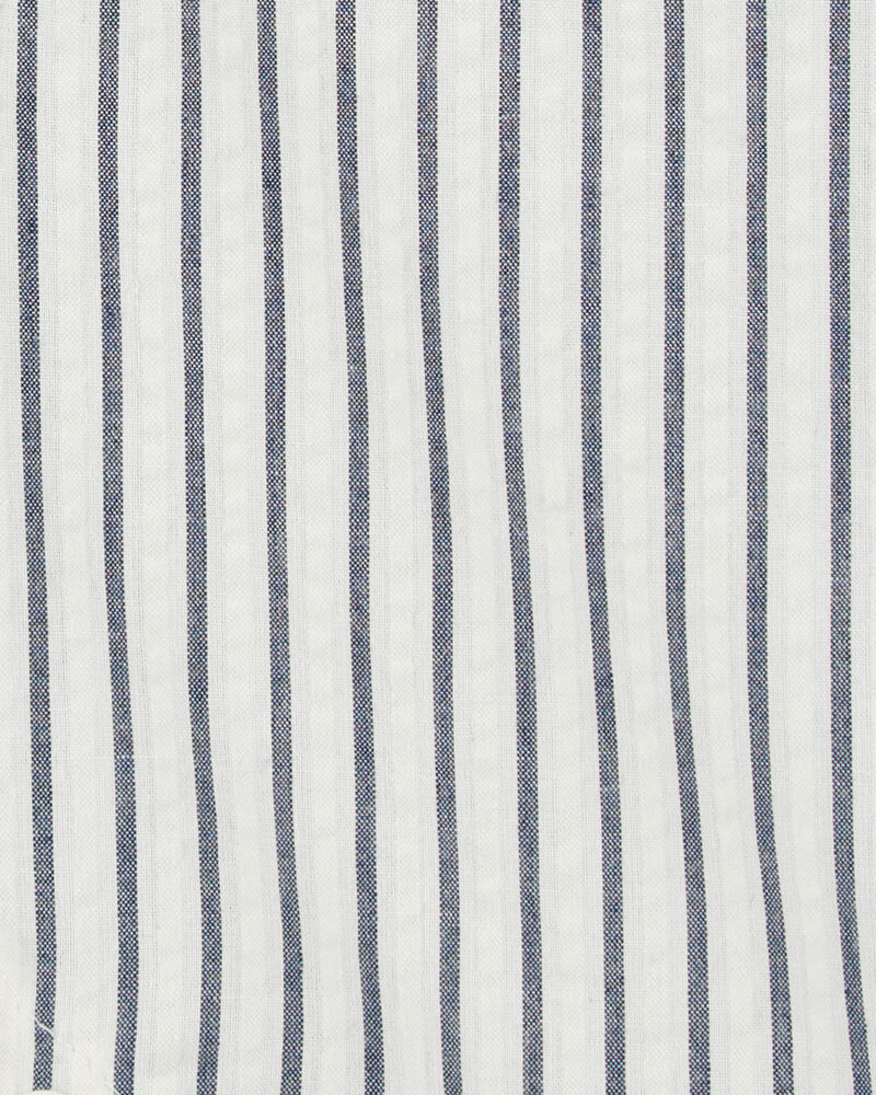 Baby Striped Polo Romper, image 2 of 3 slides