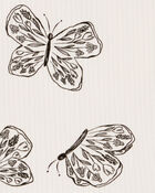 Baby Girl 2-Piece Butterfly Tank & Bike Short Set - Ivory, image 2 of 3 slides