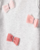 Baby Girl 2-Piece Butterfly Long-Sleeve Bodysuit & Pant Set - Grey, image 2 of 5 slides