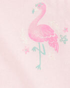 Toddler Girl Flamingo Muscle Tank - Pink, image 2 of 3 slides