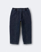 Toddler Pocket Pant in Denim - Blue, image 6 of 7 slides