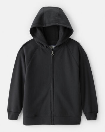 Boys DayDream Fleece Zip-Up Hoodie - Black, 