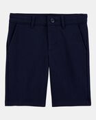 Kid 3-Pack Ponte Knit Uniform Pants - Navy, image 2 of 4 slides