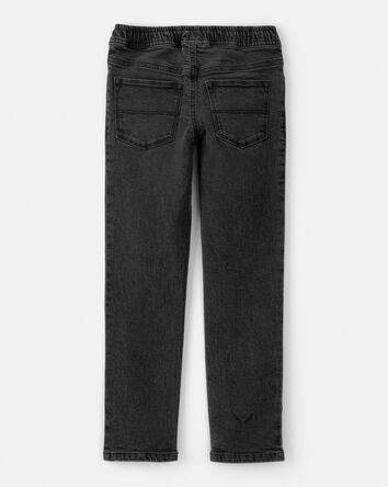 Boys Tapered Denim Jeans - Black, 
