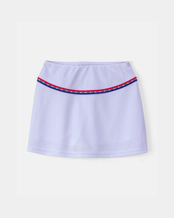 Girls Umbro France Active Skort - Blue/Red/White, 