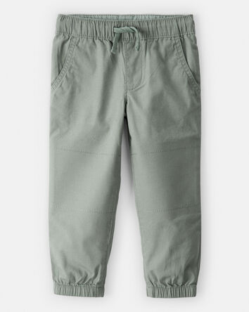 Toddler Boy  Cotton Everyday Pull-On Jogger - Green, 