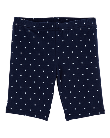 Kid Polka Dot Bike Shorts, 