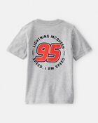 Toddler Boy 2-Piece Cars Lightening McQueen Outfit Set - Heather/Black, image 3 of 7 slides