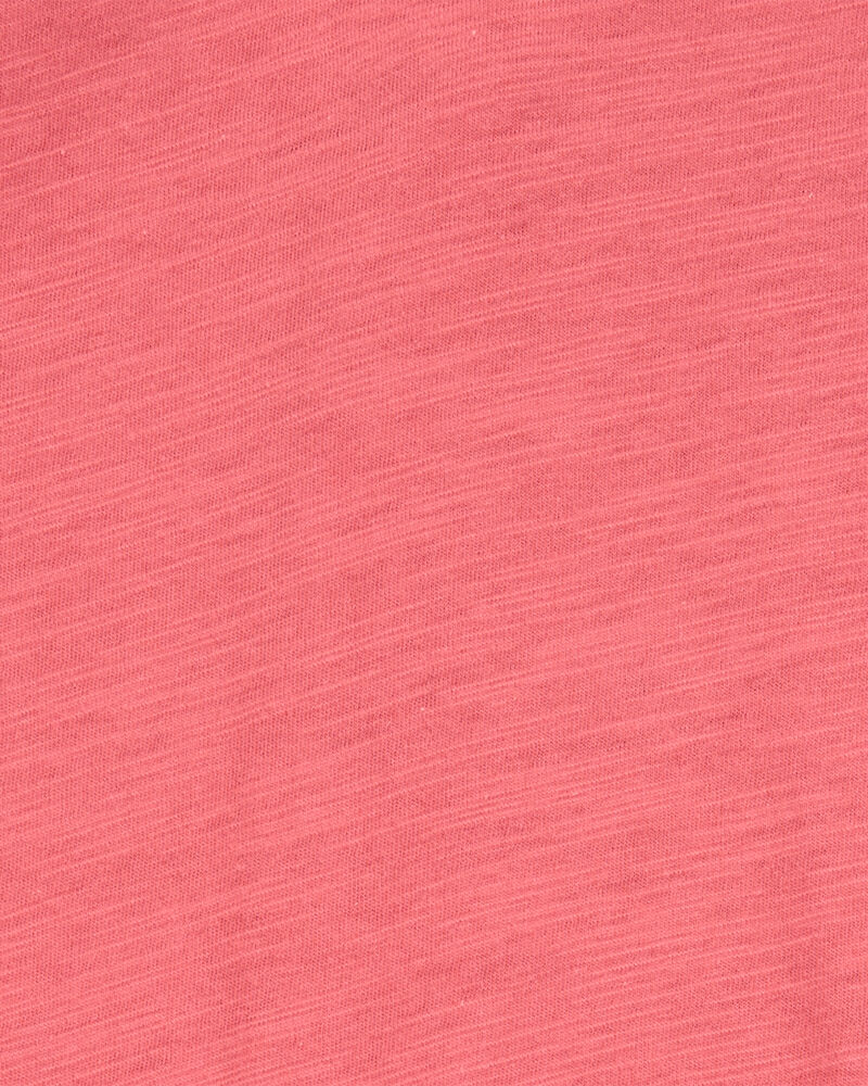 Baby Polo Cotton Romper - Red, image 3 of 4 slides