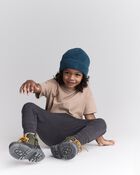 Toddler Short-Sleeve Relaxed Tee - Tan, image 4 of 6 slides