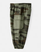 Baby Boy Camping Camo Cotton Long-Sleeve Bodysuit & Pant Set - Green/Beige, image 3 of 6 slides