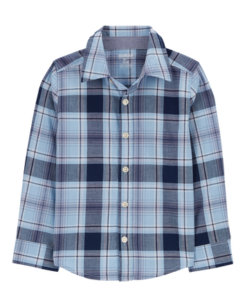 Baby Plaid Button-Front Shirt
, 