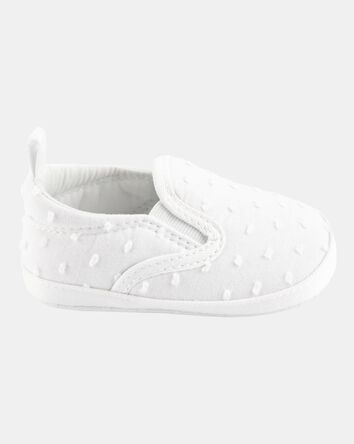 Baby Girl Slip-On Sneaker - White, 