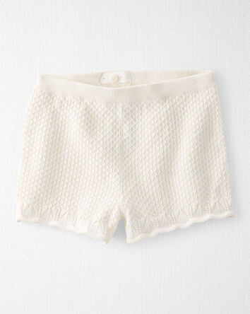 Girls 2-Piece Organic Cotton Sweater Knit Set, 