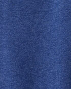 Boys Fleece Drawstring Joggers - Blue, image 3 of 4 slides