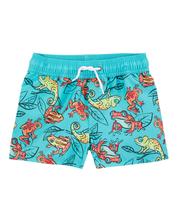 Toddler Boy Iguana Swim Trunks, 