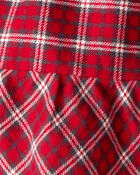 Toddler Girl Plaid Cotton Skort - Red, image 7 of 8 slides