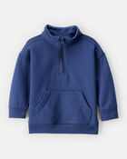 Baby Boy DayDream Fleece Quarter Zip Sweatshirt - Navy, image 1 of 3 slides