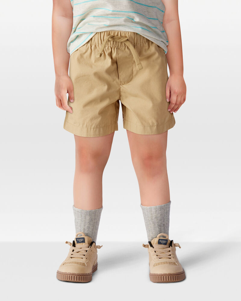 Toddler 2-Pack Pull-On Poplin Shorts, image 9 of 11 slides