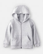 Toddler Boy DayDream Fleece Long-Sleeve Zip Hoodie - Grey, image 1 of 3 slides