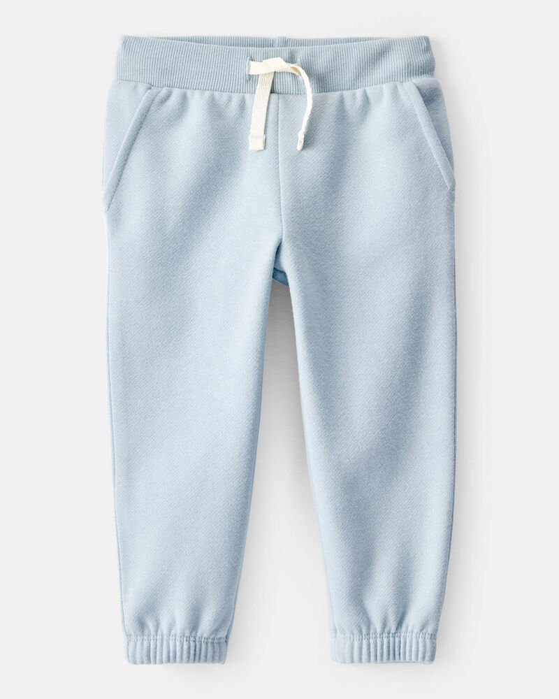 Baby Girl 2-Piece Daydream Fleece Pullover Sweatshirt & Joggers Set - Blue, image 4 of 6 slides