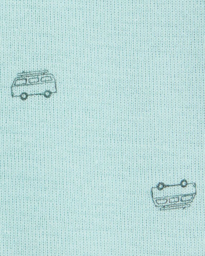 Baby Boy 5-Pack Ocean Print Sleeveless Bodysuits, image 3 of 7 slides