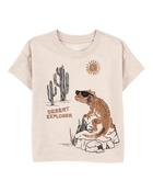 Baby Boy Desert Lizard Graphic Tee - Ivory, image 1 of 4 slides
