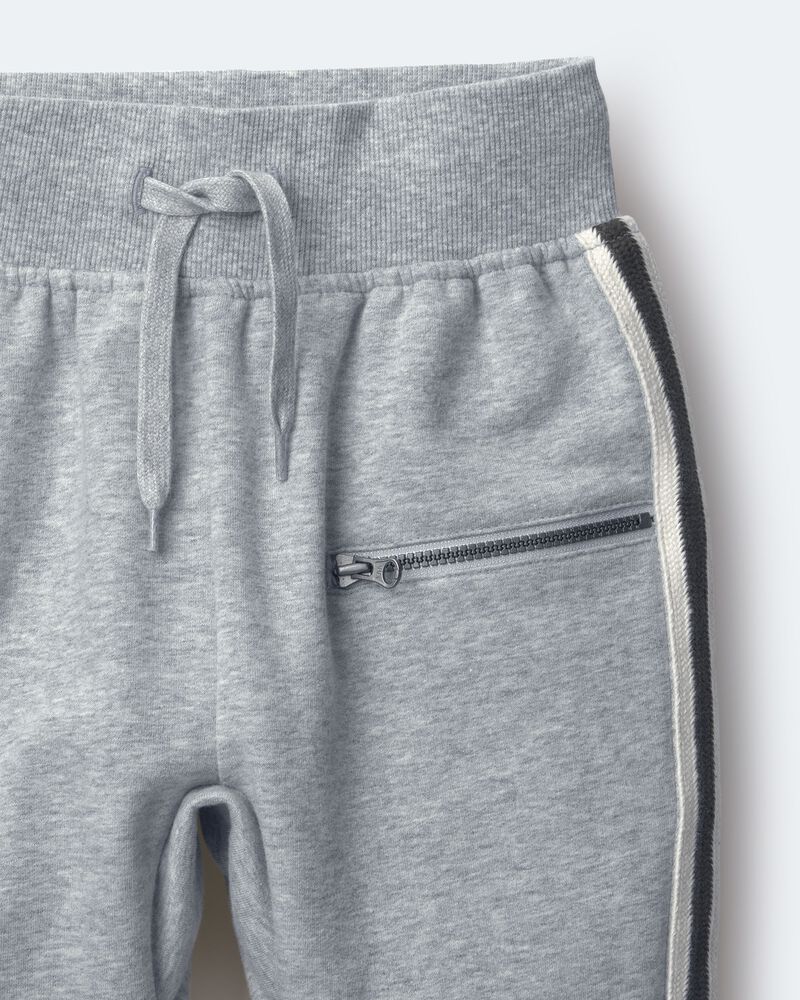 Toddler Fleece Jogger Pant - Heather Grey, image 7 of 7 slides