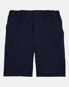 Kid 3-Pack Active Pull-On Uniform Shorts - Navy, image 2 of 4 slides